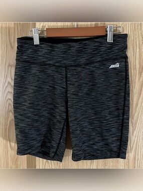 Avia Charcoal Black Stretch Jogging Yoga Workout Shorts